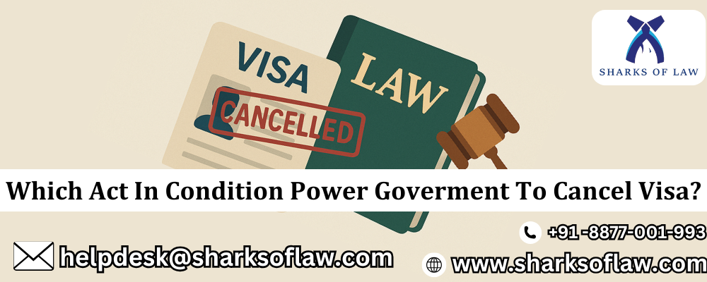 Which Act In Condition Power Goverment To Cancel Visa?
