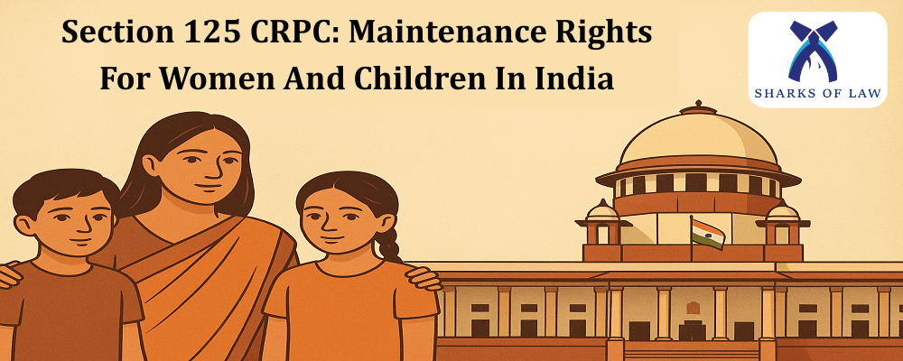 Section 125 CRPC: Maintenance Rights for Women & Children in India
