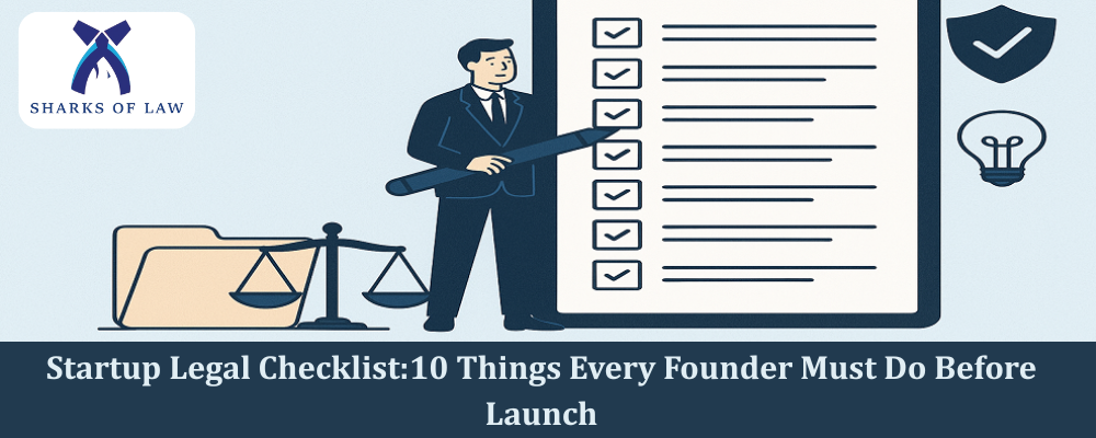 Startup Legal Checklist:10 Things Every Founder Must Do Before Launch