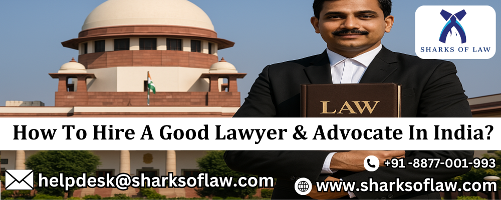 How To Hire A Good Lawyer & Advocate In India?