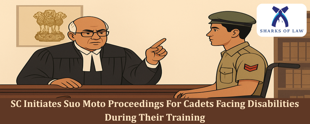 SC Initiates Suo Moto Proceedings For Cadets Facing Disabilities During Their Training
