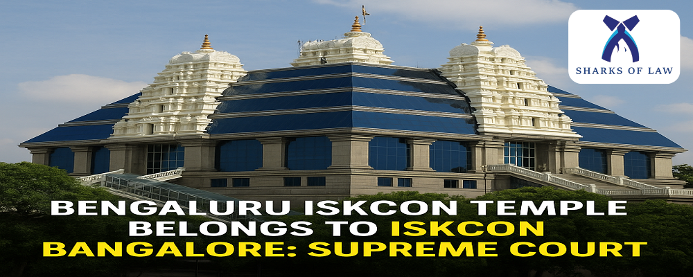 Bengaluru Iskcon Temple Belongs To Iskcon Bangalore: Supreme Court
