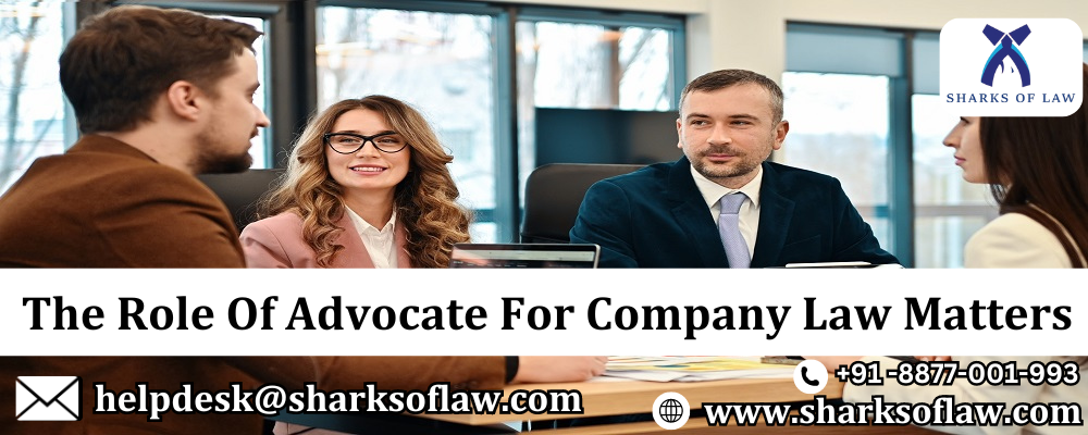 The Role Of Advocate For Company Law Matters