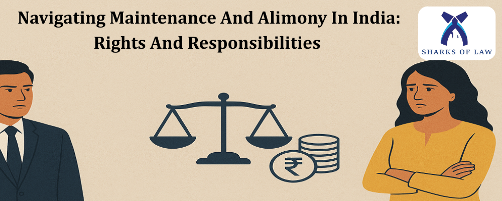 Navigating Maintenance And Alimony In India: Rights And Responsibilities